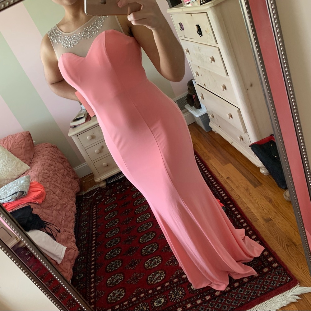 Adriana Papel pink gown - Picture 3 of 8